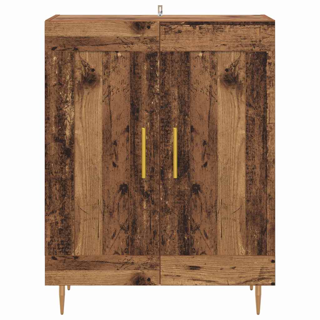 Kreveta Staro drvo 69,5 x 34 x 90 cm Obrađeno drvo i čelik