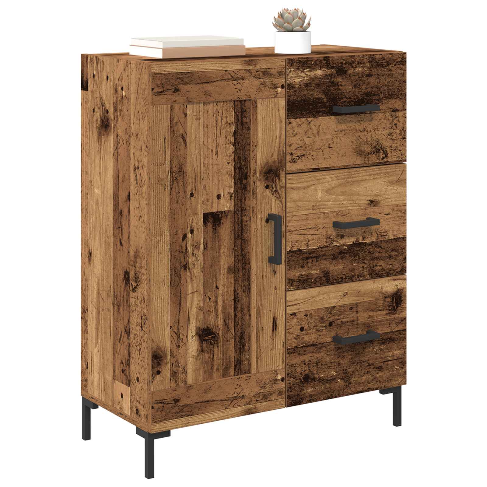 Kreveta Staro drvo 69.5 x 34 x 90 cm Konstruirano drvo