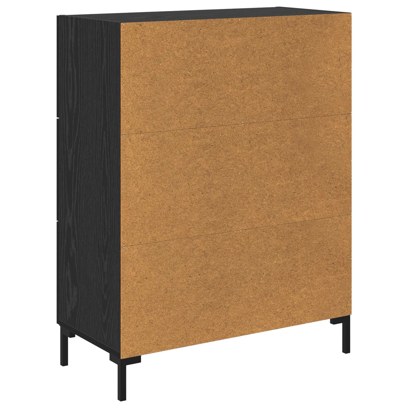 Kreveta Crni hrast 69.5 x 34 x 90 cm Konstruirano drvo
