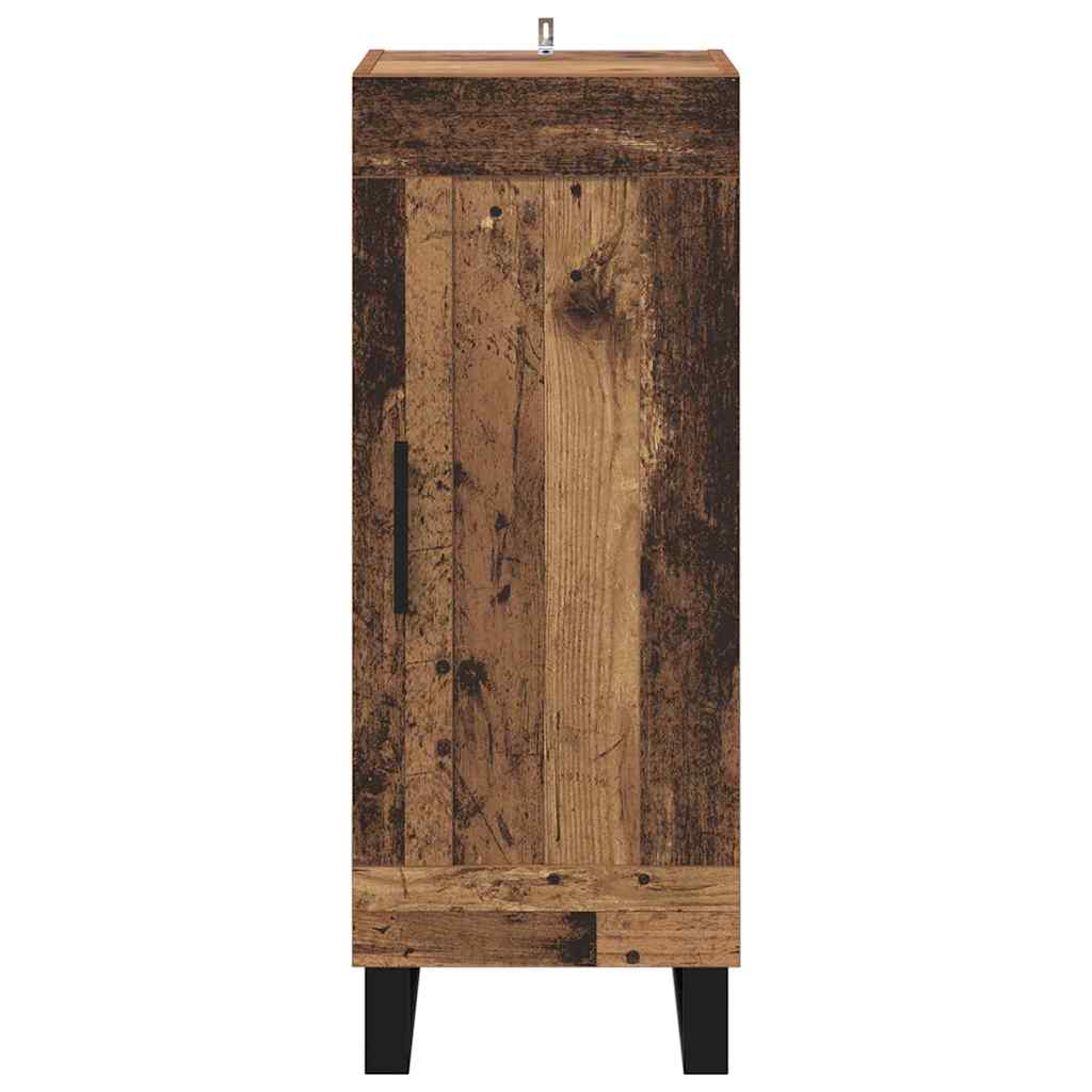 Kreveta Staro drvo 34,5 x 34 x 90 cm Obrađeno drvo i čelik