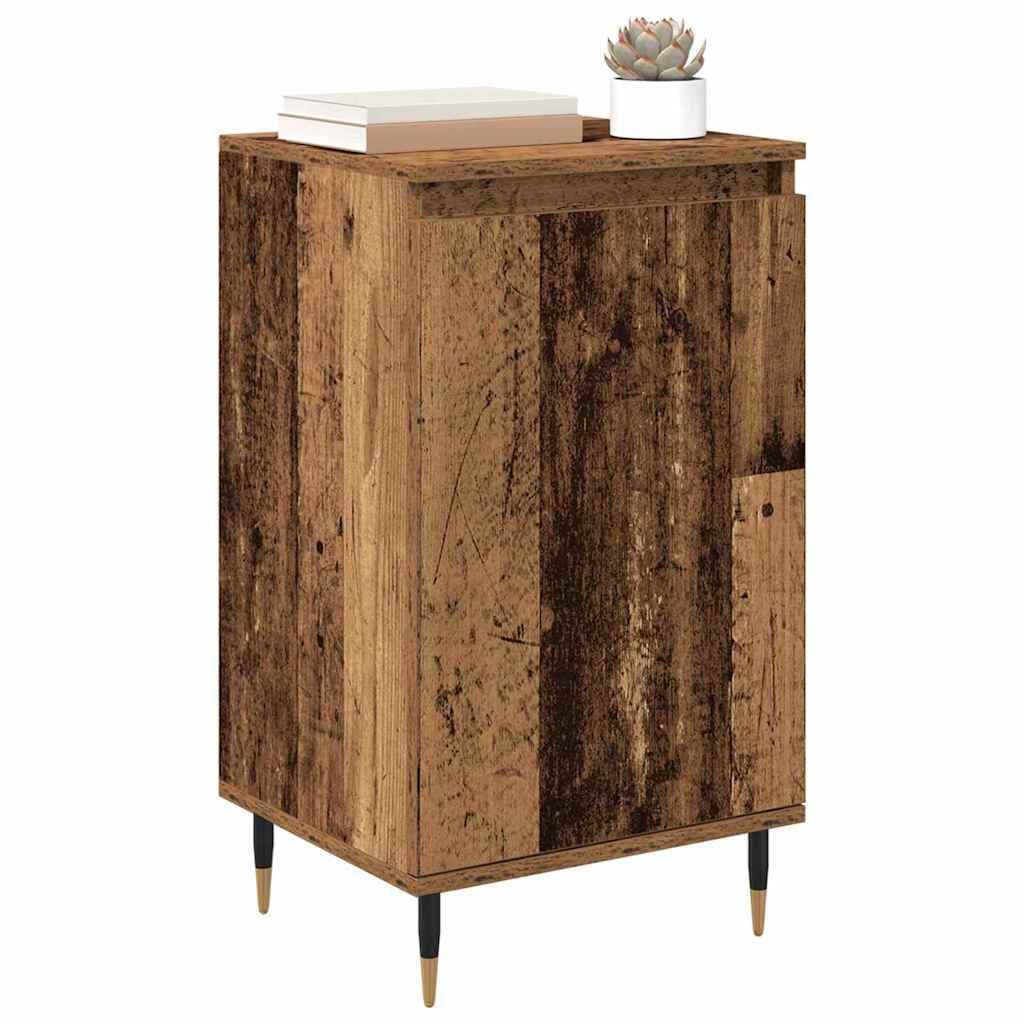 Kreveta 2 pcs Staro drvo 40 x 35 x 70 cm Obrađeno drvo i čelik