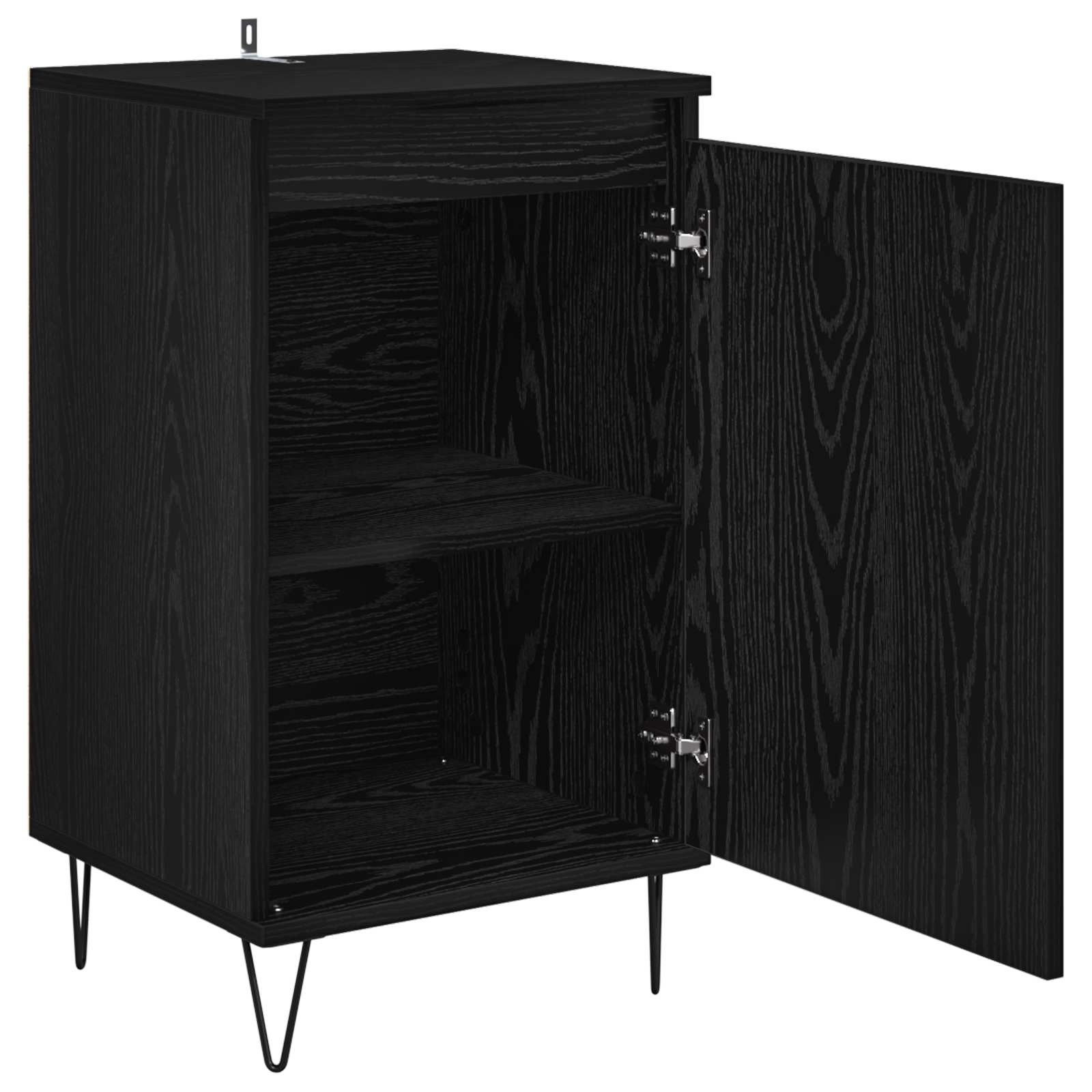 Kreveta Zidne Crni hrast 40 x 35 x 70 cm Konstruirano drvo