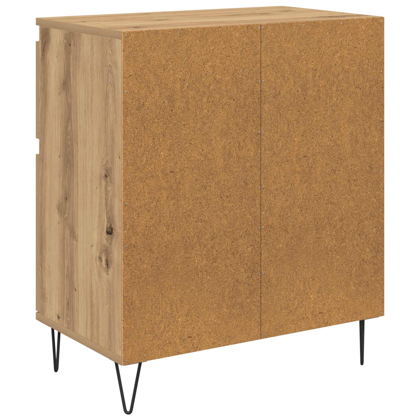 Kreveta Umjetnički hrast 60 x 35 x 70 cm Obrađeno drvo i čelik