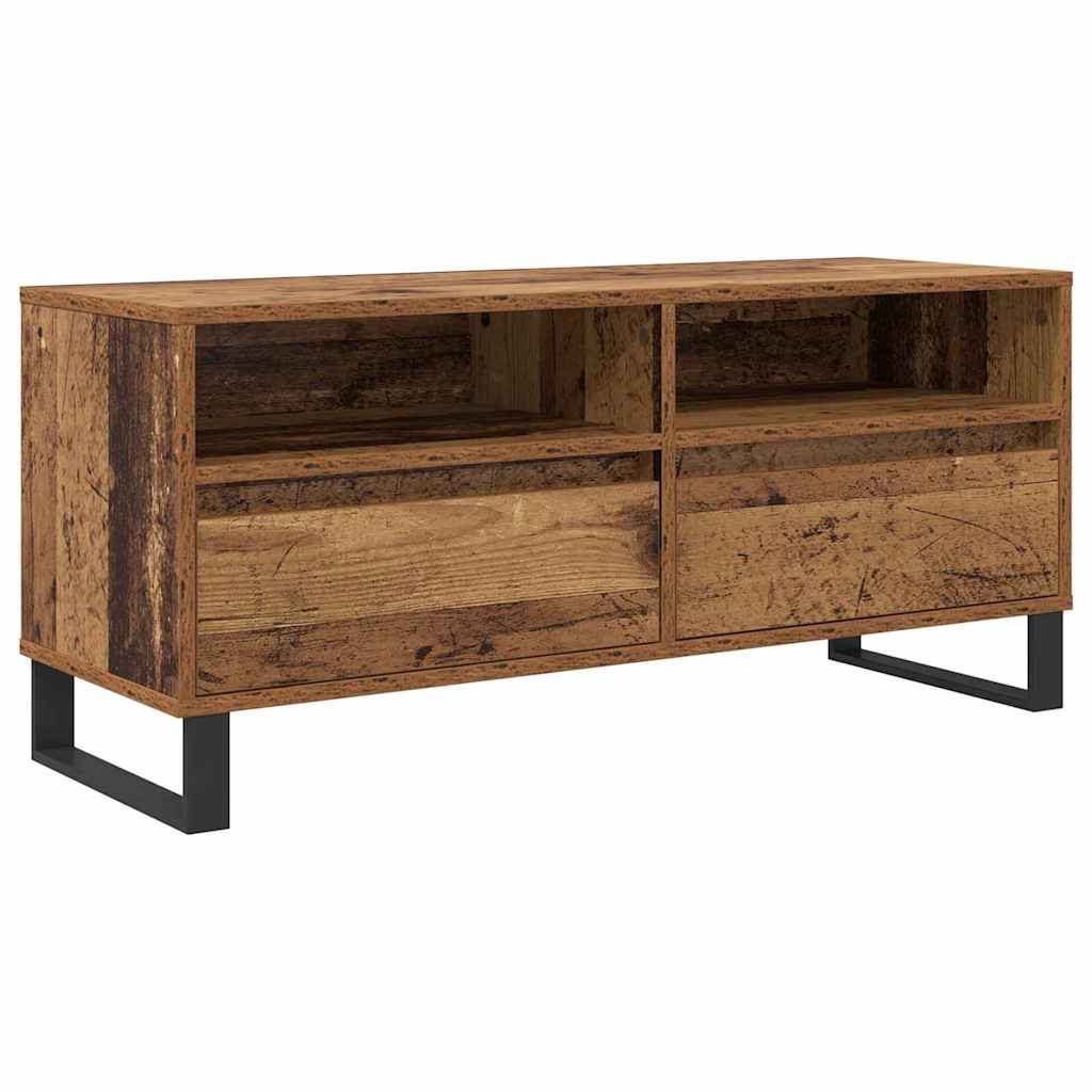 TV ormar Staro drvo 100 x 34,5 x 44,5 cm Obrađeno drvo i čelik