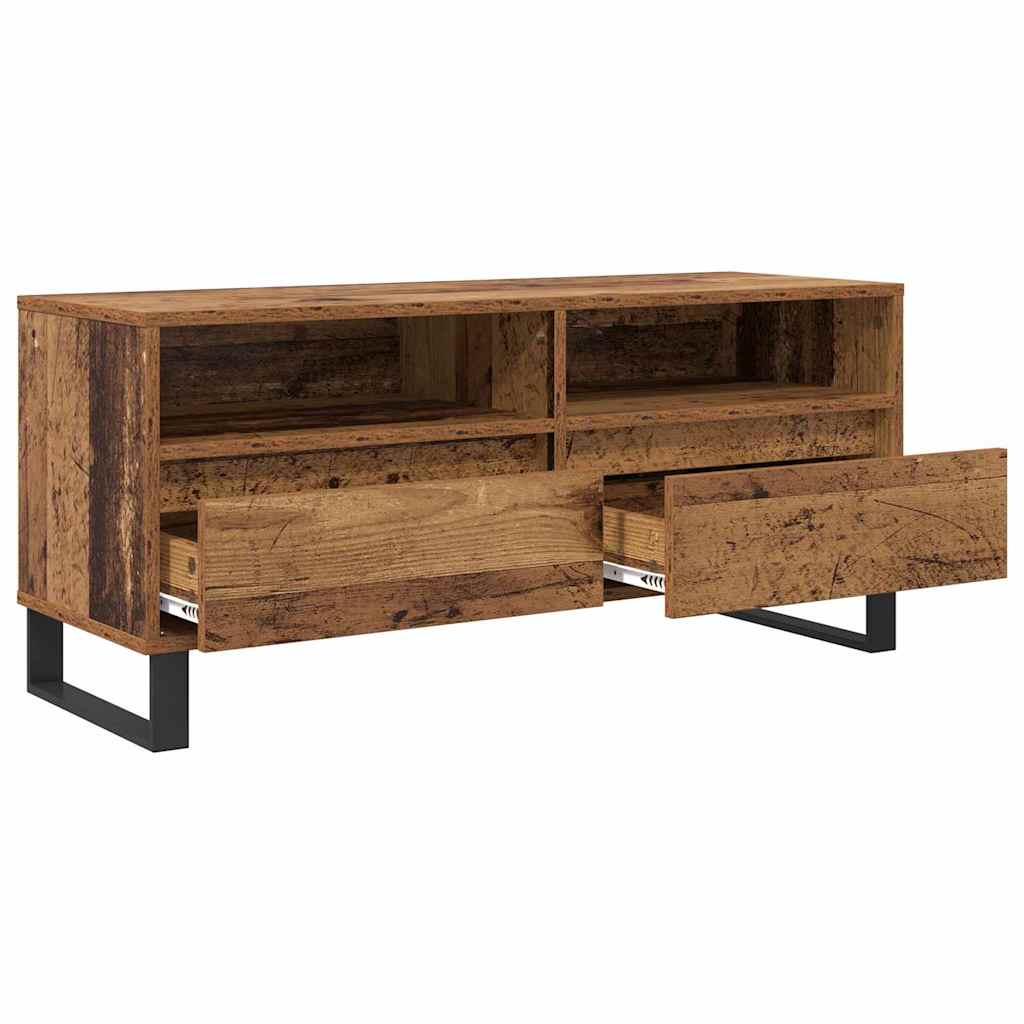 TV ormar Staro drvo 100 x 34,5 x 44,5 cm Obrađeno drvo i čelik