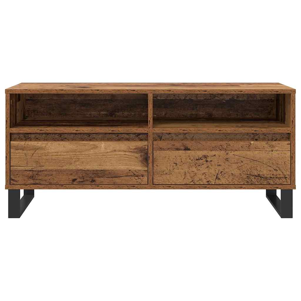 TV ormar Staro drvo 100 x 34,5 x 44,5 cm Obrađeno drvo i čelik