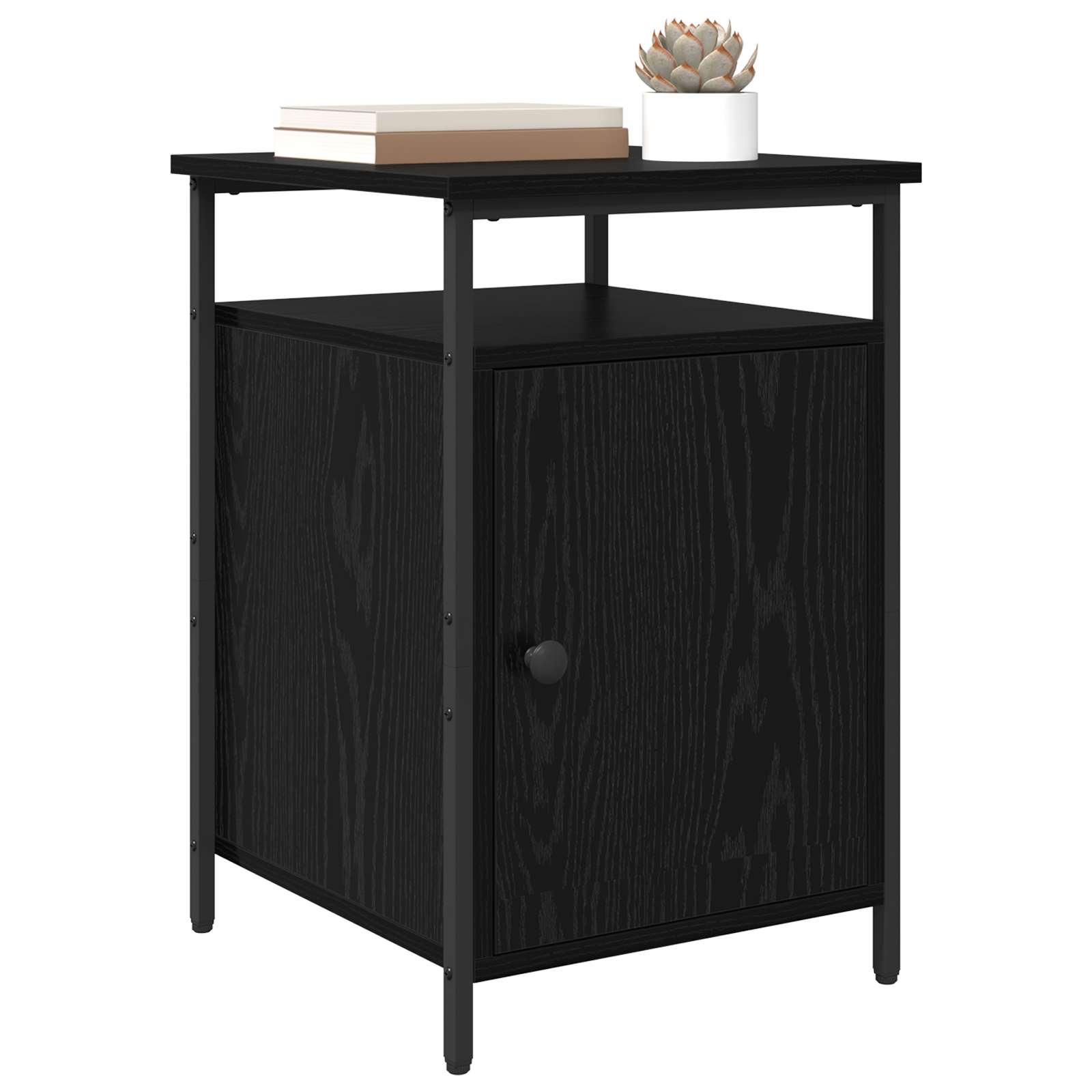 Noćni ormar Crni hrast 40 x 42 x 60cm Konstruirano drvo