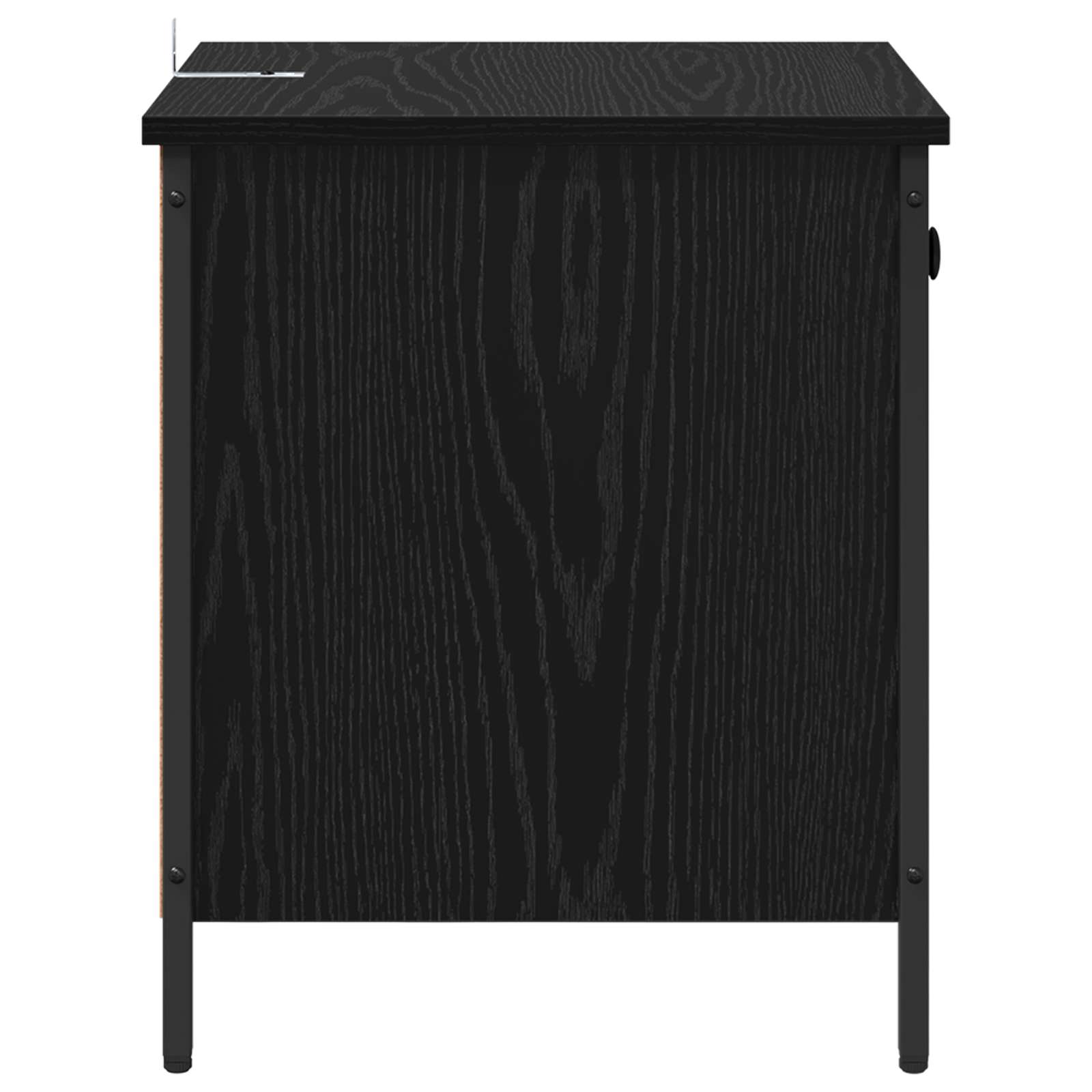 Noćni ormar 2 pcs Crni hrast 40 x 42 x 50 cm Konstruirano drvo