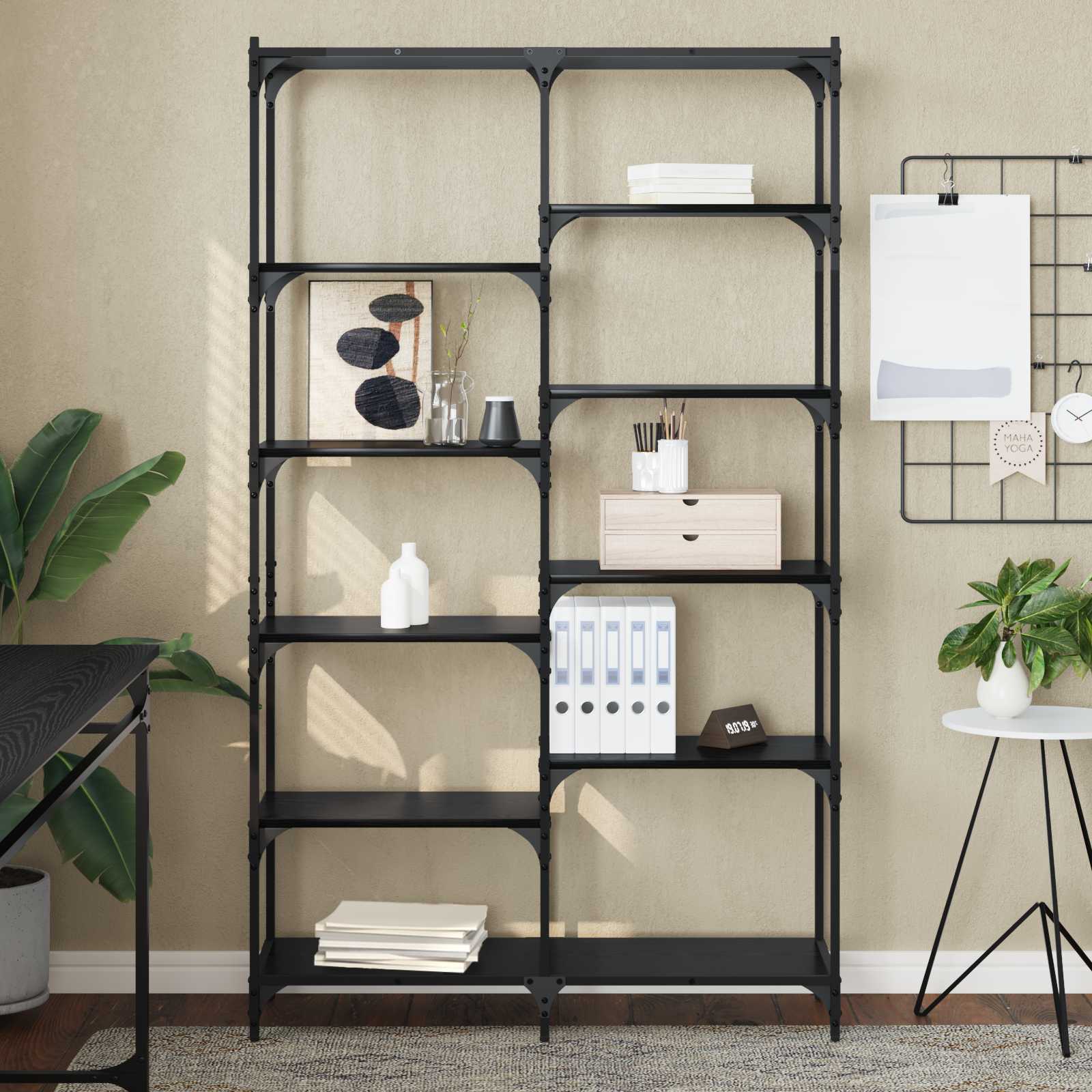 Polica Crni hrast 100 x 32 x 170 cm Konstruirano drvo