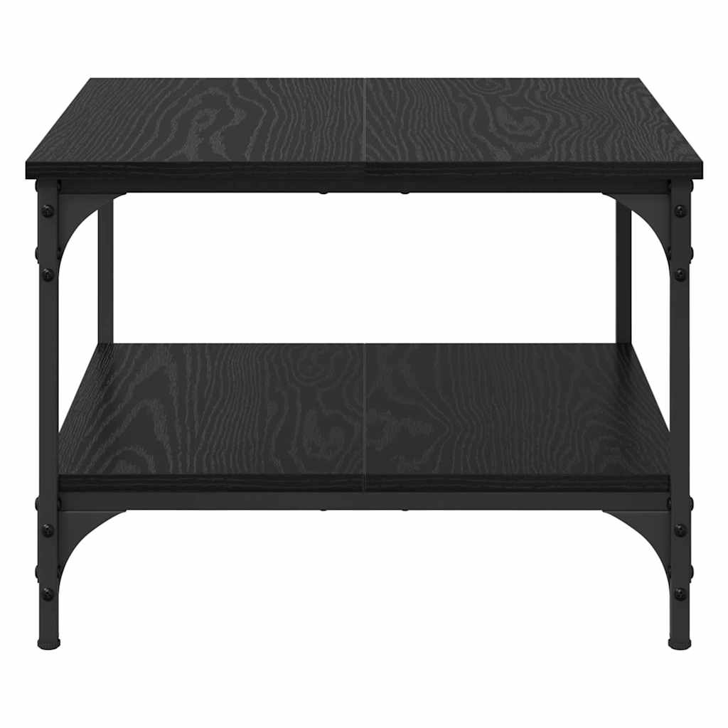 Kava Stol Crni hrast 55 x 55 x 40 cm Konstruirano drvo
