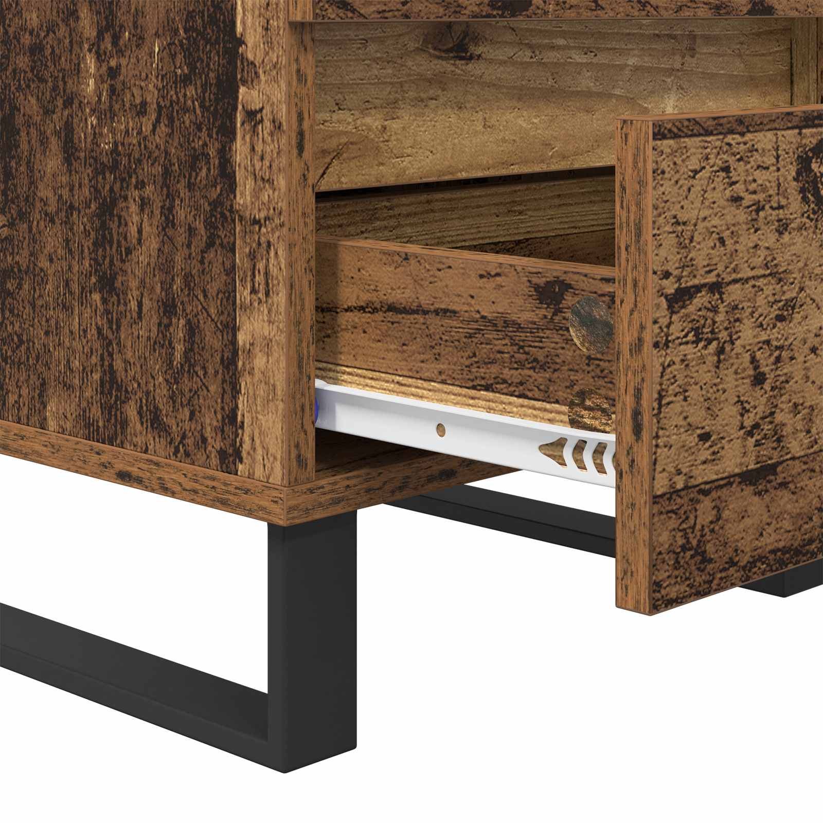 Noćni ormar 2 pcs Staro drvo 40 x 35 x 50 cm Konstruirano drvo