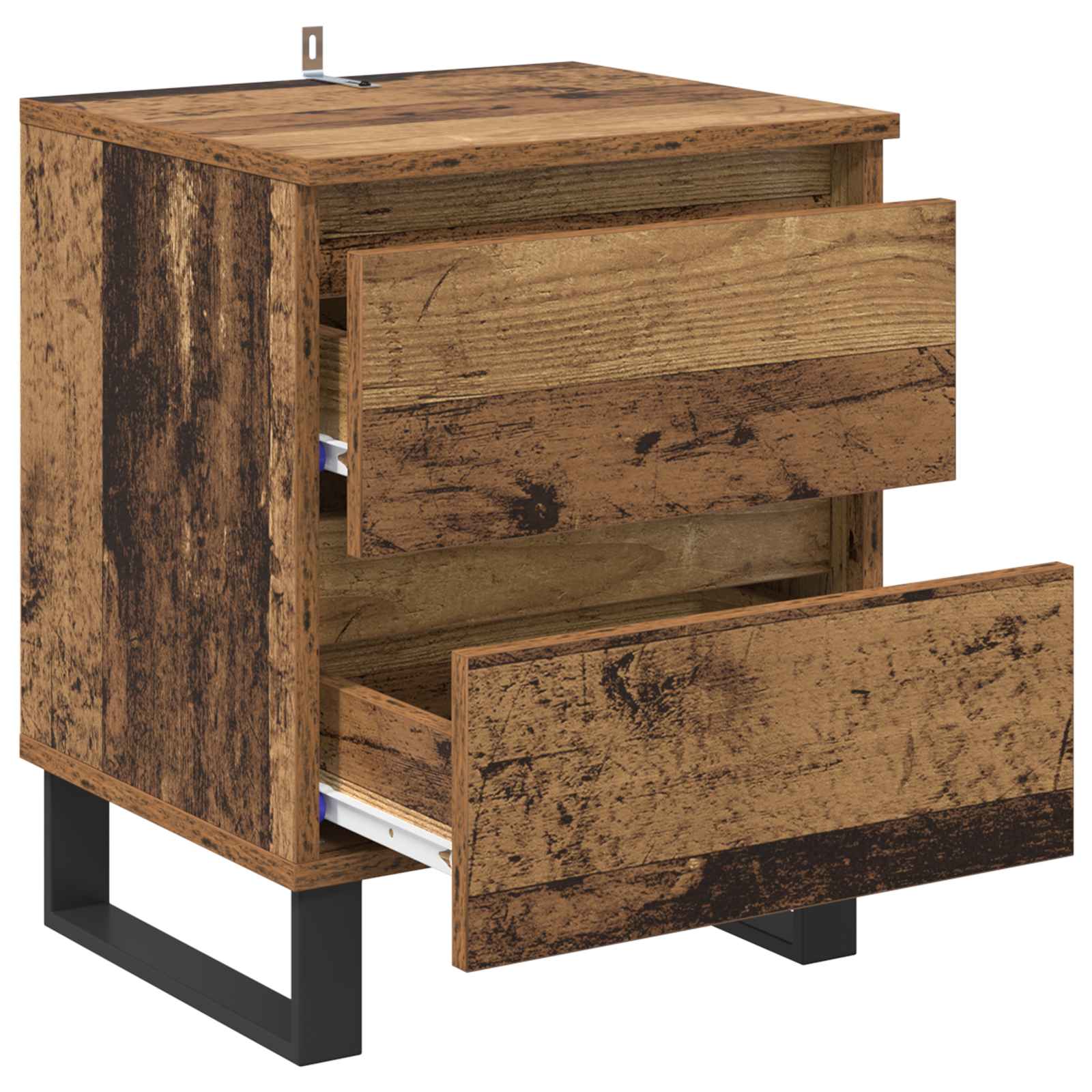 Noćni ormar 2 pcs Staro drvo 40 x 35 x 50 cm Konstruirano drvo