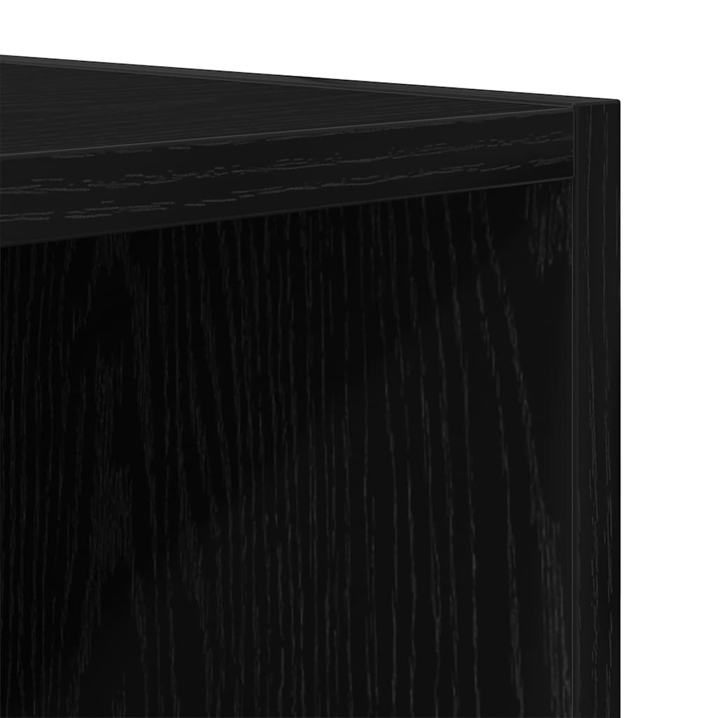 TV ormar 103,5 x 30 x 50 cm Crni hrast Konstruirano drvo
