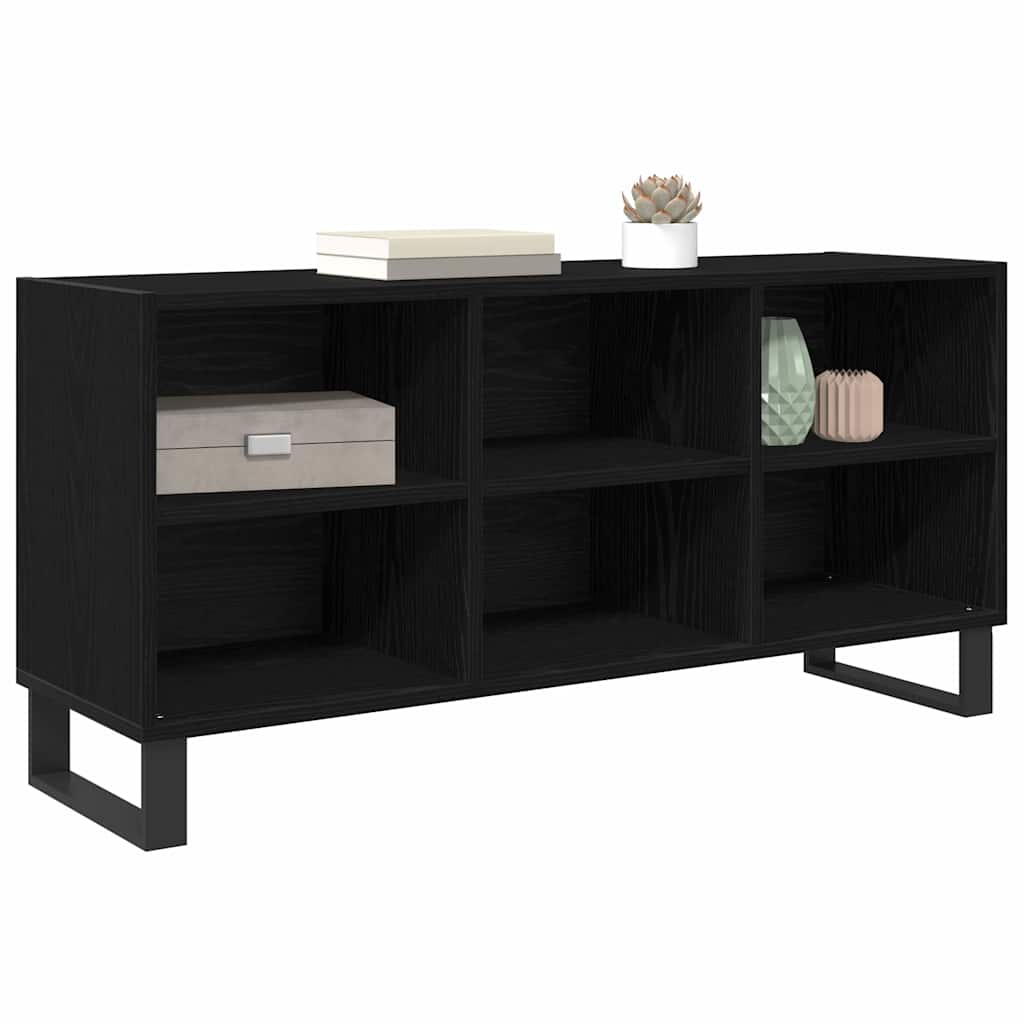 TV ormar 103,5 x 30 x 50 cm Crni hrast Konstruirano drvo