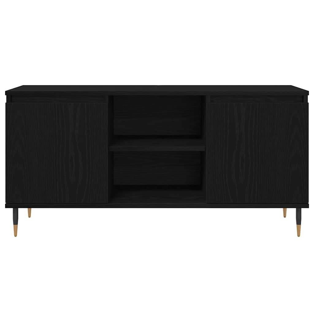 TV ormar Crni hrast 104 x 35 x 50 cm Konstruirano drvo