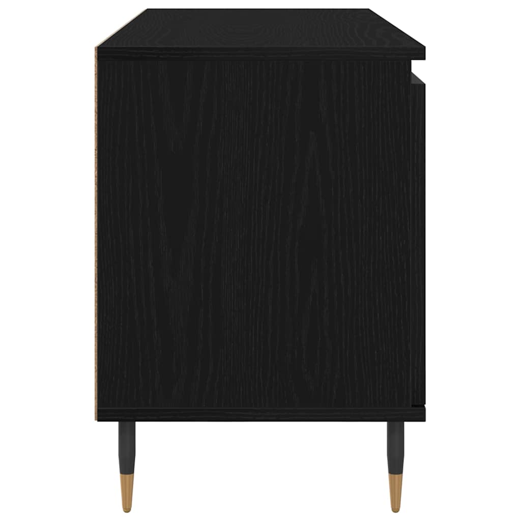 TV ormar Crni hrast 104 x 35 x 50 cm Konstruirano drvo