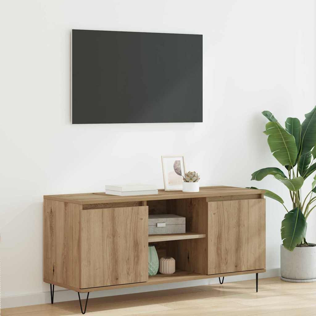 TV ormar Umjetnički hrast 104 x 35 x 50 cm Konstruirano drvo