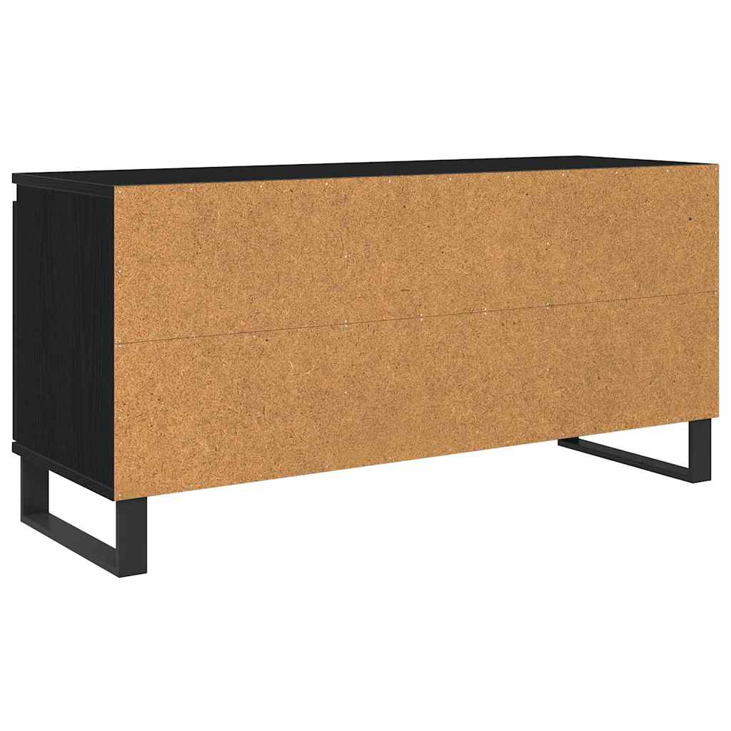 TV ormar Crni hrast 104 x 35 x 50 cm Konstruirano drvo