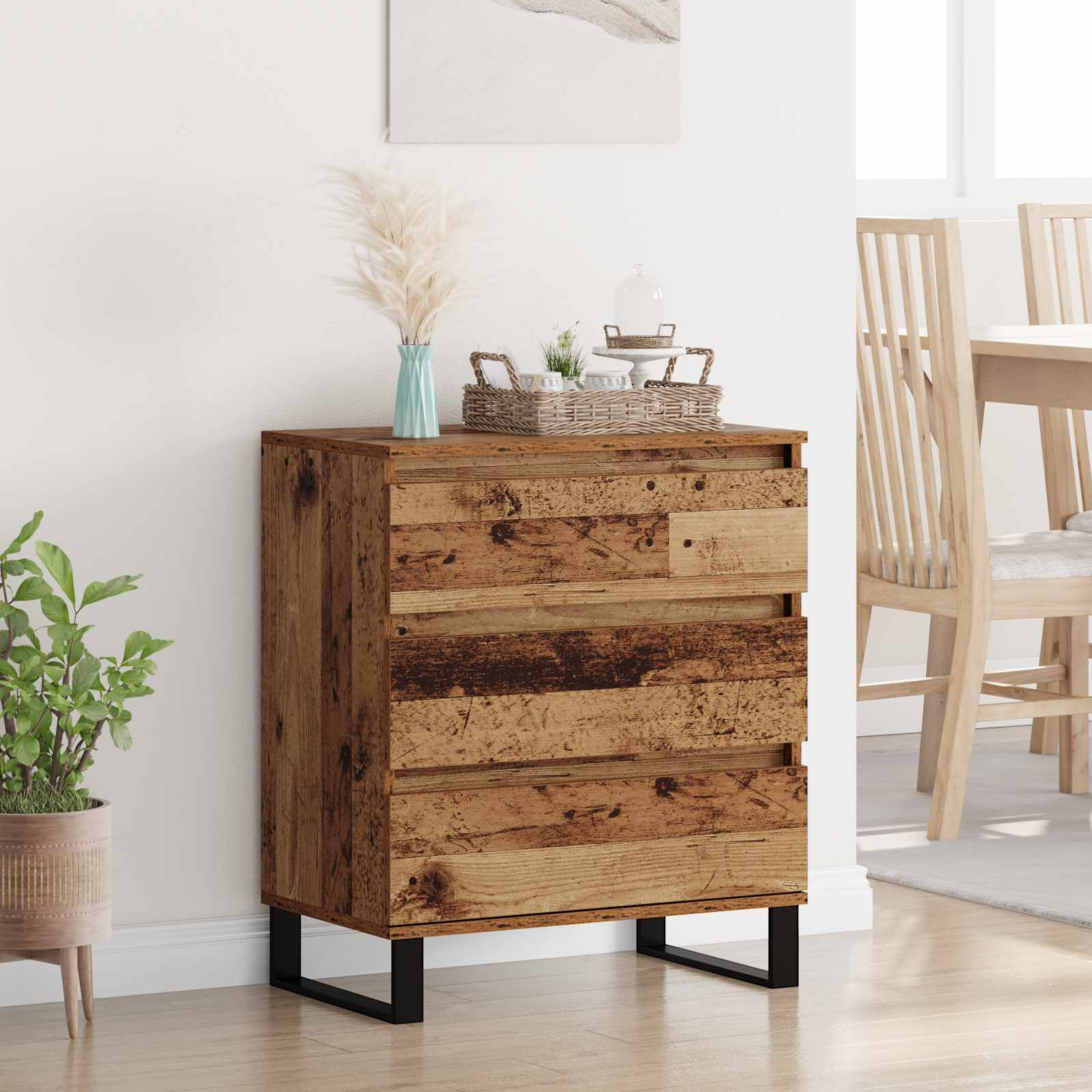 Kreveta s ladicama Staro drvo 60 x 35 x 70 cm Konstruirano drvo