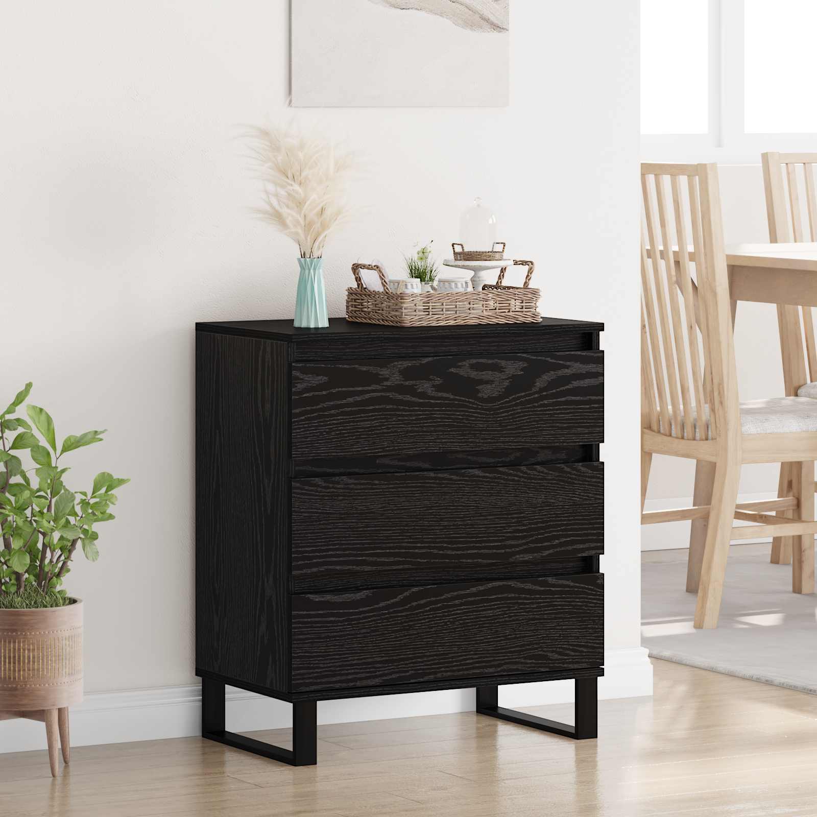Kreveta s ladicama Crni hrast 60 x 35 x 70 cm Konstruirano drvo
