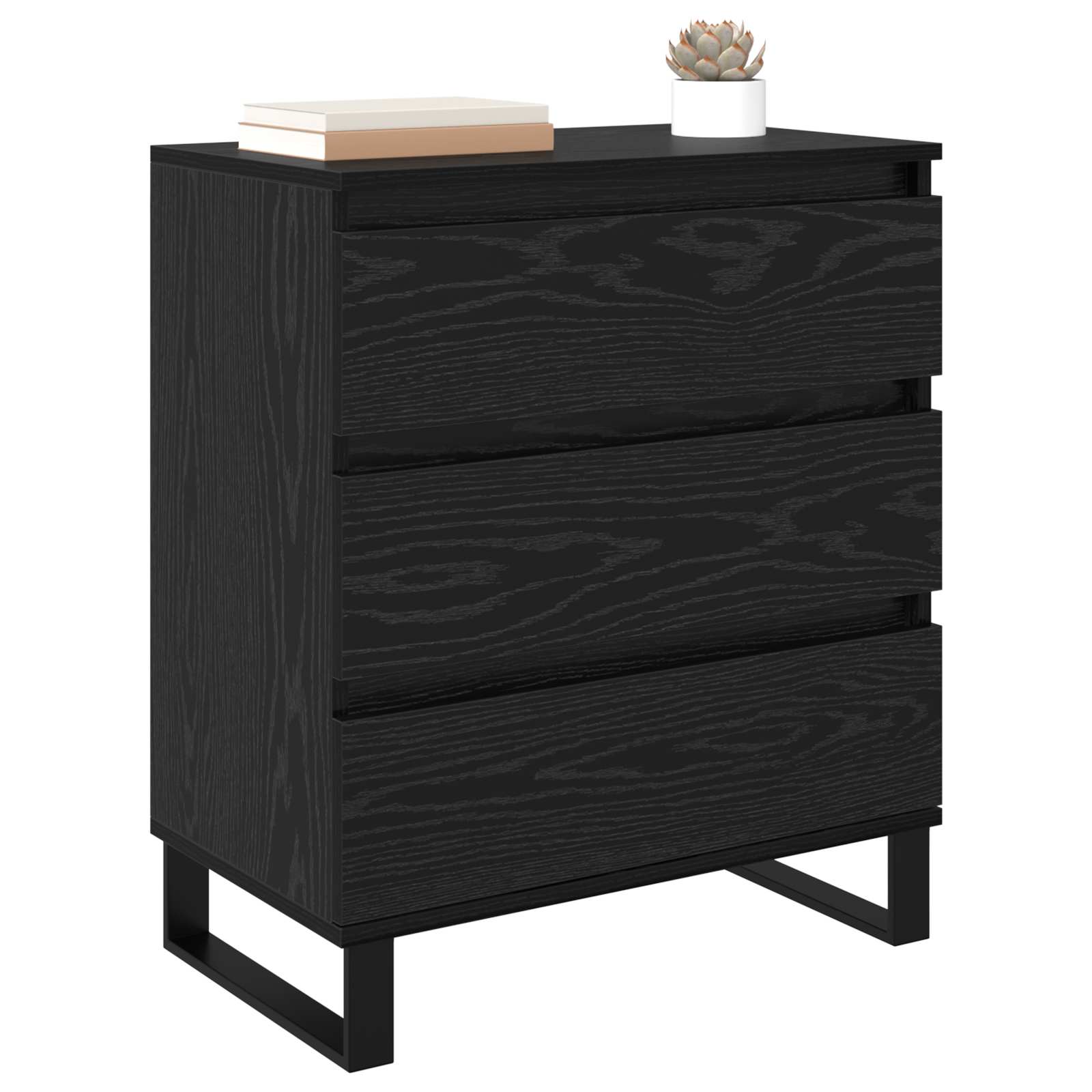 Kreveta s ladicama Crni hrast 60 x 35 x 70 cm Konstruirano drvo