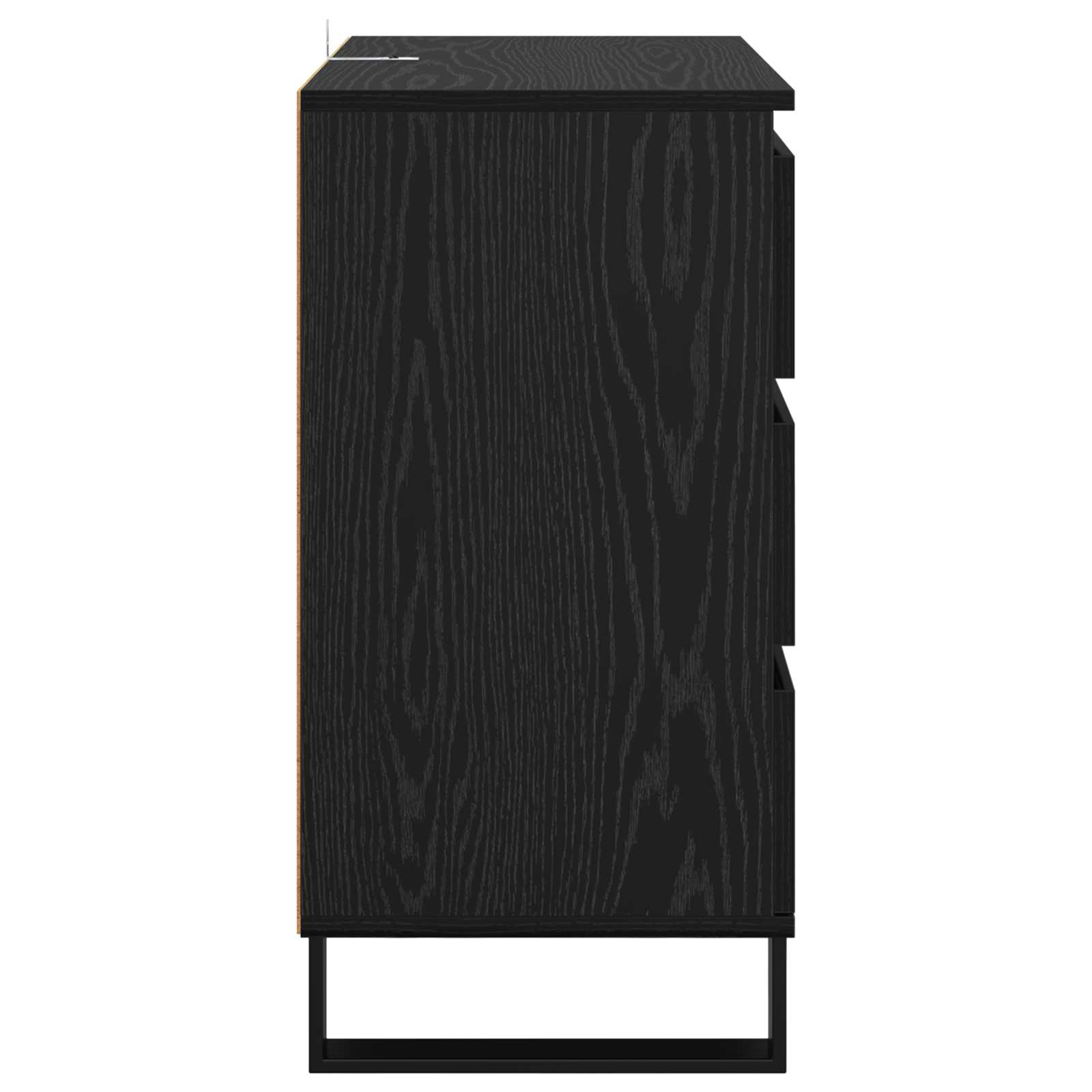 Kreveta s ladicama Crni hrast 60 x 35 x 70 cm Konstruirano drvo