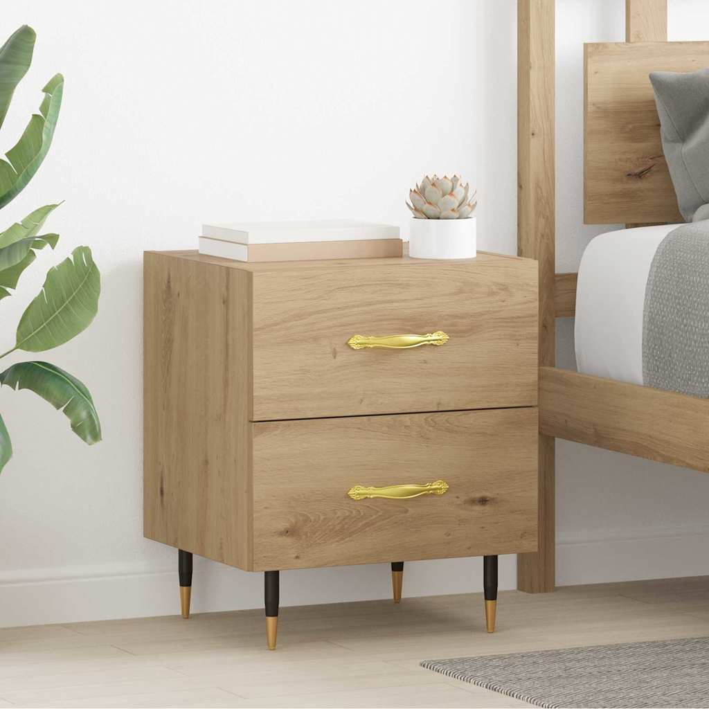 Noćni ormar s ladicama 2 pcs Umjetnički hrast 40 x 35 x 47,5 cm