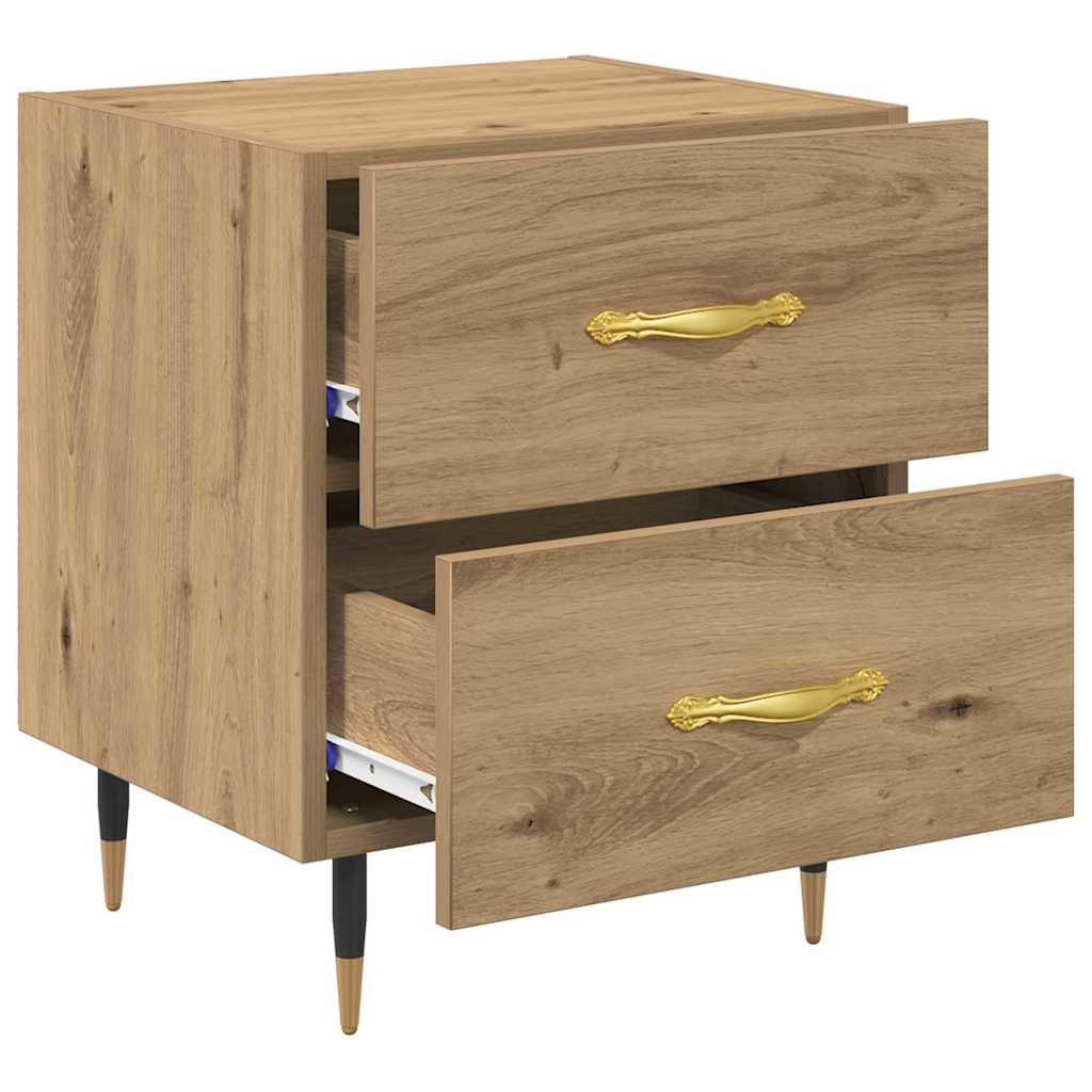 Noćni ormar s ladicama 2 pcs Umjetnički hrast 40 x 35 x 47,5 cm