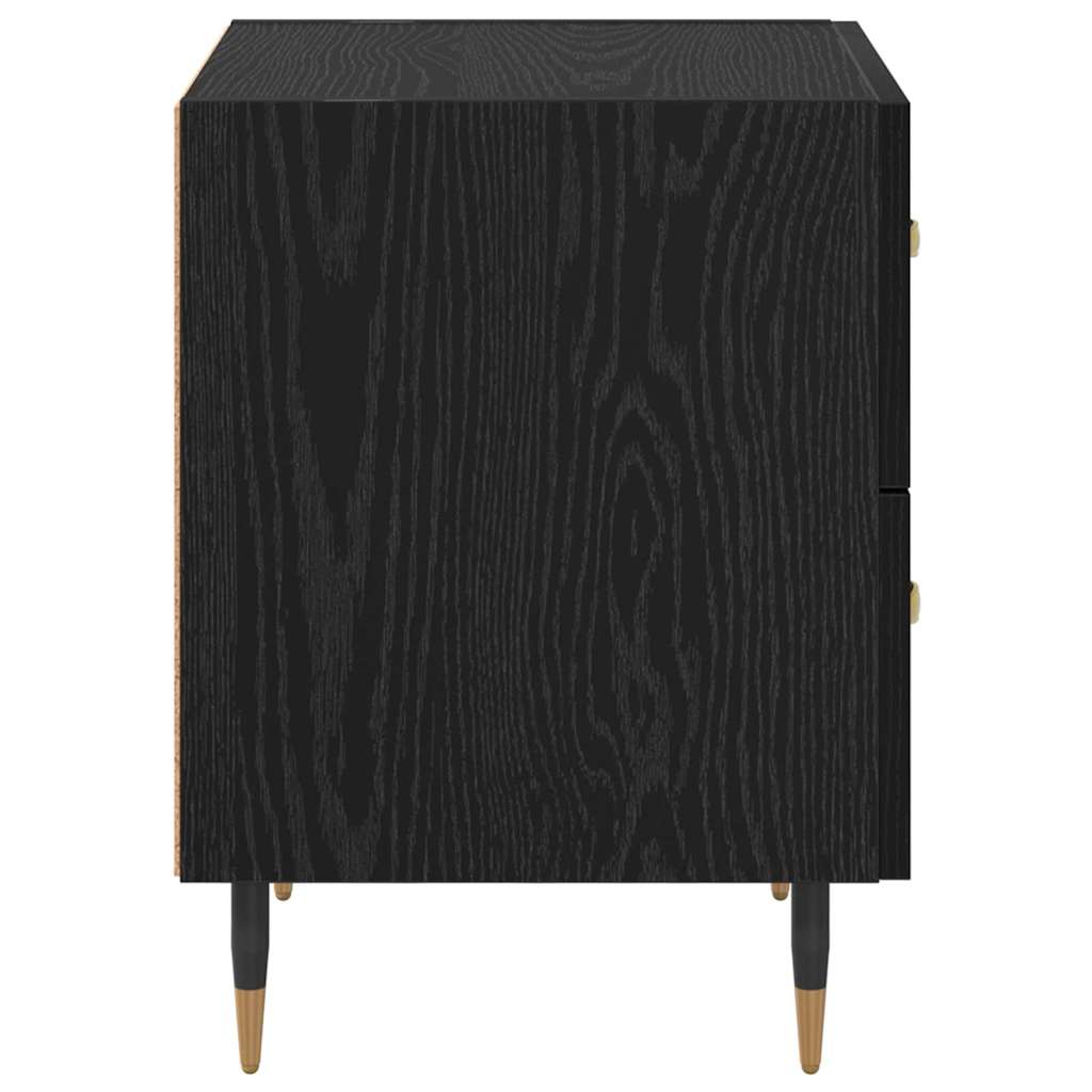 Noćni ormar Crni hrast 40 x 35 x 47,5 cm Konstruirano drvo