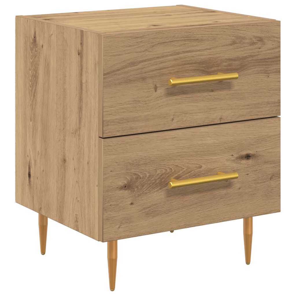 Noćni ormar s ladicama 2 pcs Umjetnički hrast 40 x 35 x 47,5 cm