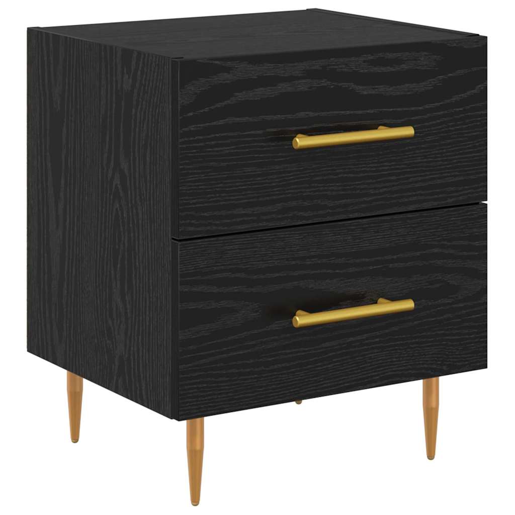 Noćni ormar Crni hrast 40 x 35 x 47,5 cm Konstruirano drvo
