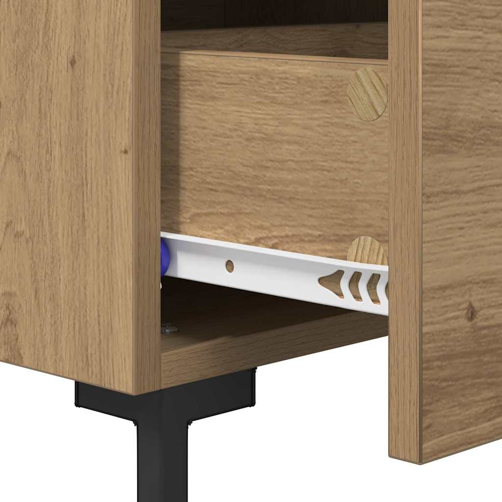 Noćni ormar s ladicama 2 pcs Umjetnički hrast 40 x 35 x 47,5 cm