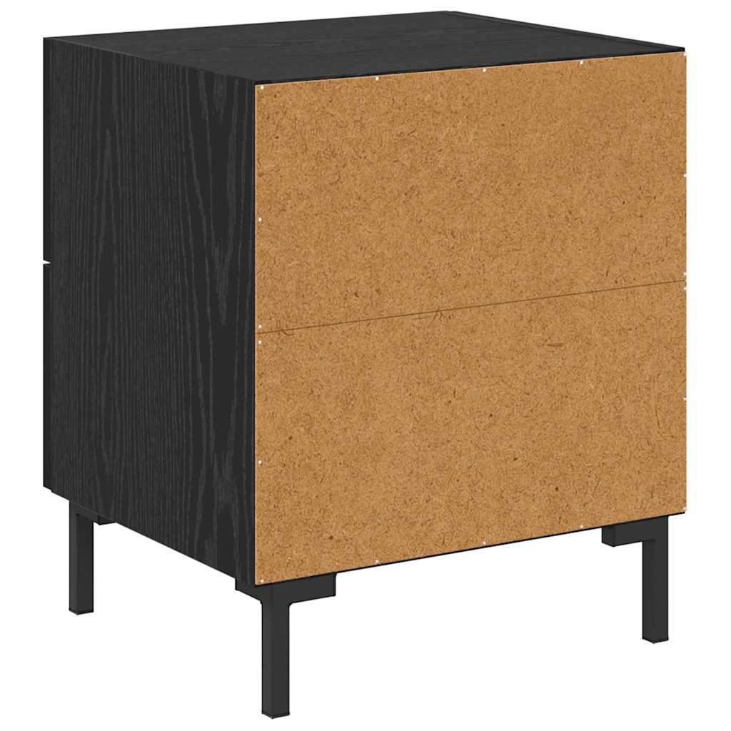 Noćni ormar Crni hrast 40 x 35 x 47,5 cm Konstruirano drvo
