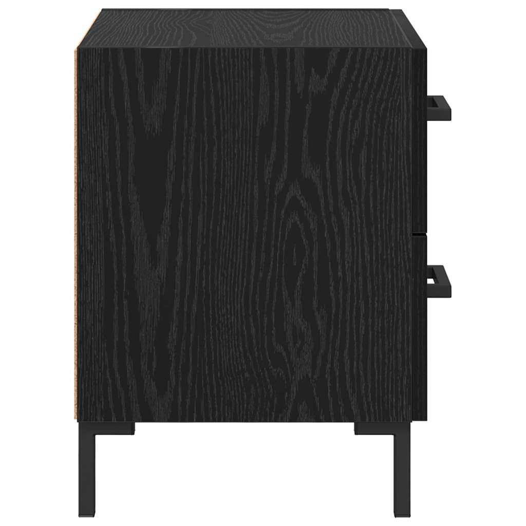 Noćni ormar Crni hrast 40 x 35 x 47,5 cm Konstruirano drvo