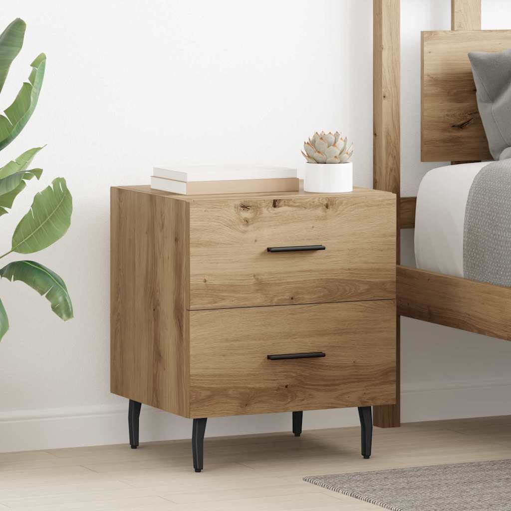 Noćni ormar s ladicama 2 pcs Umjetnički hrast 40 x 35 x 47,5 cm