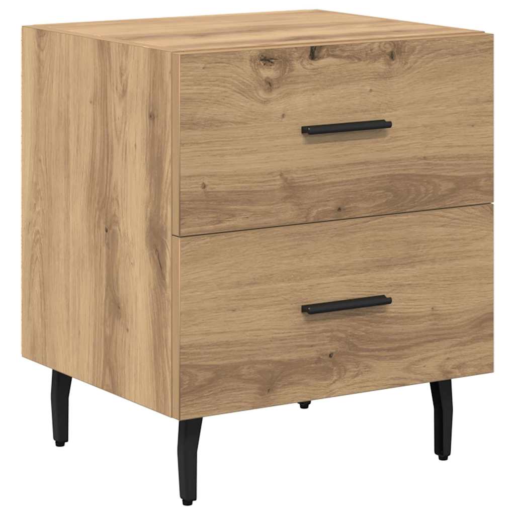 Noćni ormar s ladicama 2 pcs Umjetnički hrast 40 x 35 x 47,5 cm