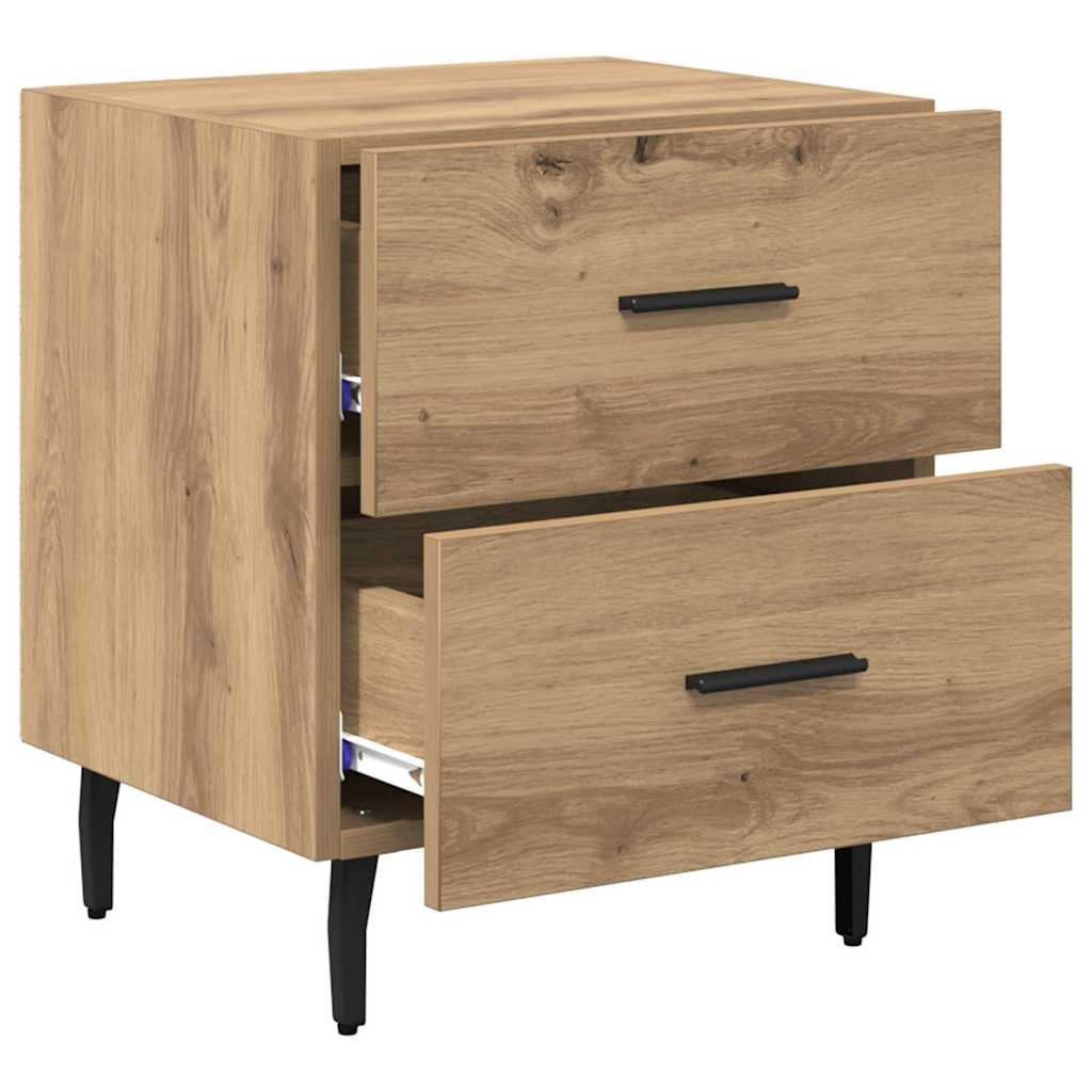 Noćni ormar s ladicama 2 pcs Umjetnički hrast 40 x 35 x 47,5 cm