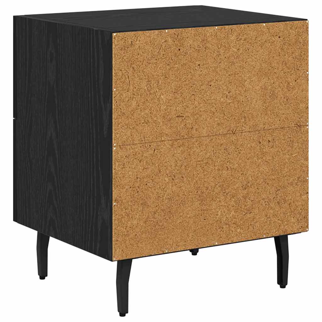 Noćni ormar Crni hrast 40 x 35 x 47,5 cm Konstruirano drvo