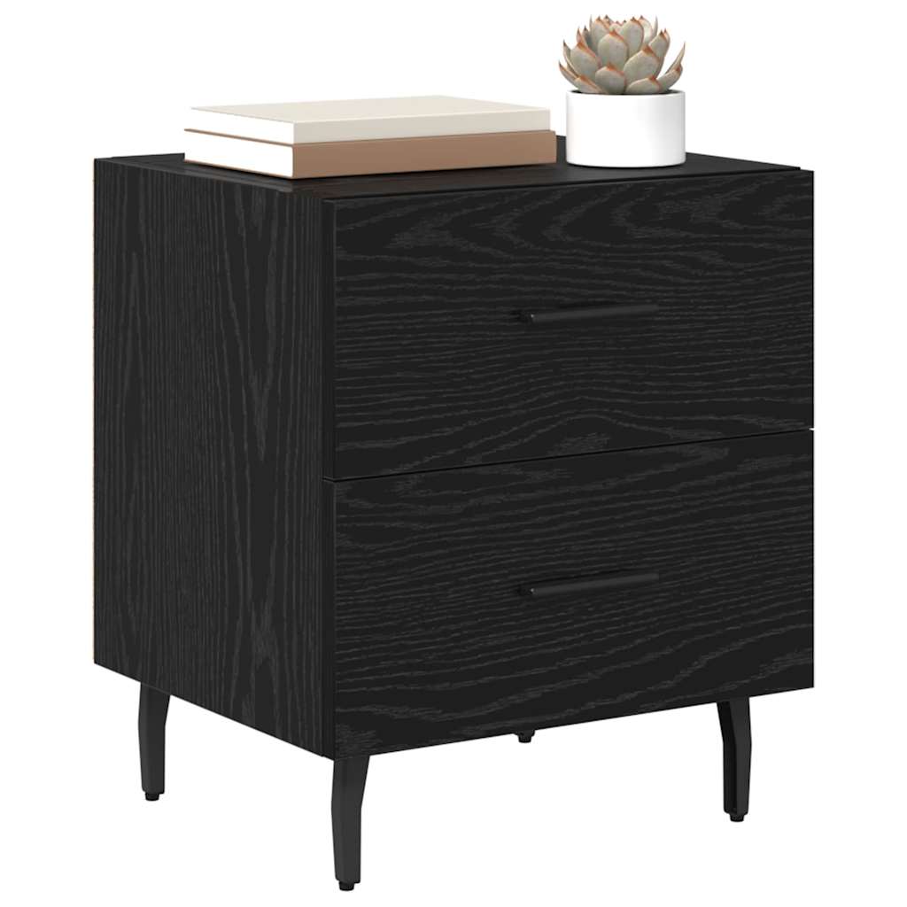 Noćni ormar Crni hrast 40 x 35 x 47,5 cm Konstruirano drvo