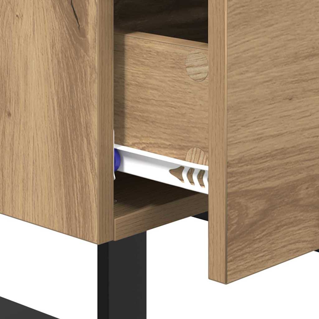 Noćni ormar s ladicama 2 pcs Umjetnički hrast 40 x 35 x 47,5 cm
