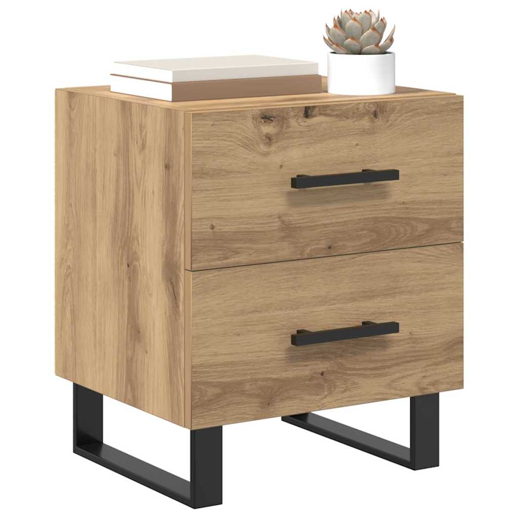 Noćni ormar s ladicama 2 pcs Umjetnički hrast 40 x 35 x 47,5 cm