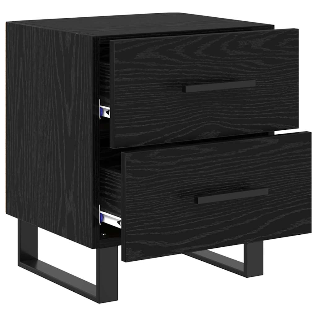 Noćni ormar Crni hrast 40 x 35 x 47,5 cm Konstruirano drvo