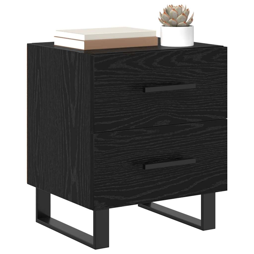 Noćni ormar Crni hrast 40 x 35 x 47,5 cm Konstruirano drvo