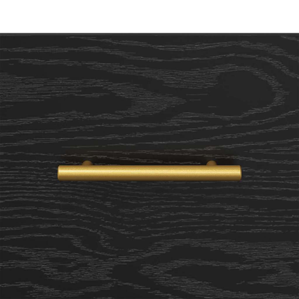 Noćni ormarić 2 pcs Crna 40 x 35 x 47,5 cm Konstruirano drvo