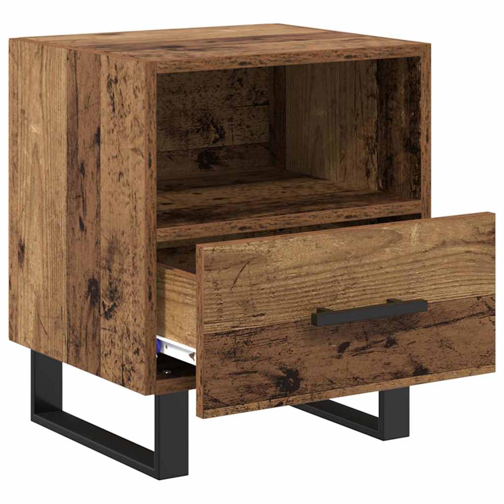 Noćni ormar Staro drvo 40 x 35 x 47,5 cm Konstruirano drvo