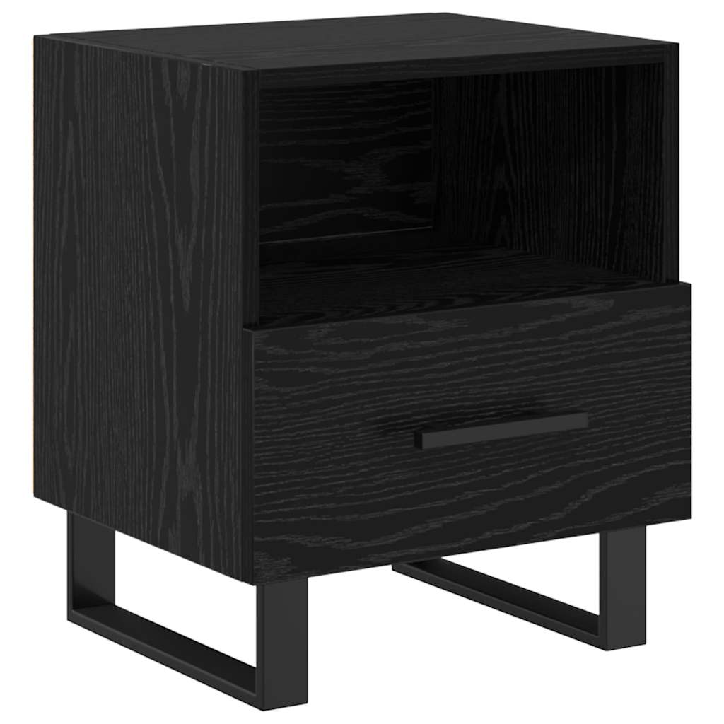 Noćni ormar Crni hrast 40 x 35 x 47,5 cm Konstruirano drvo