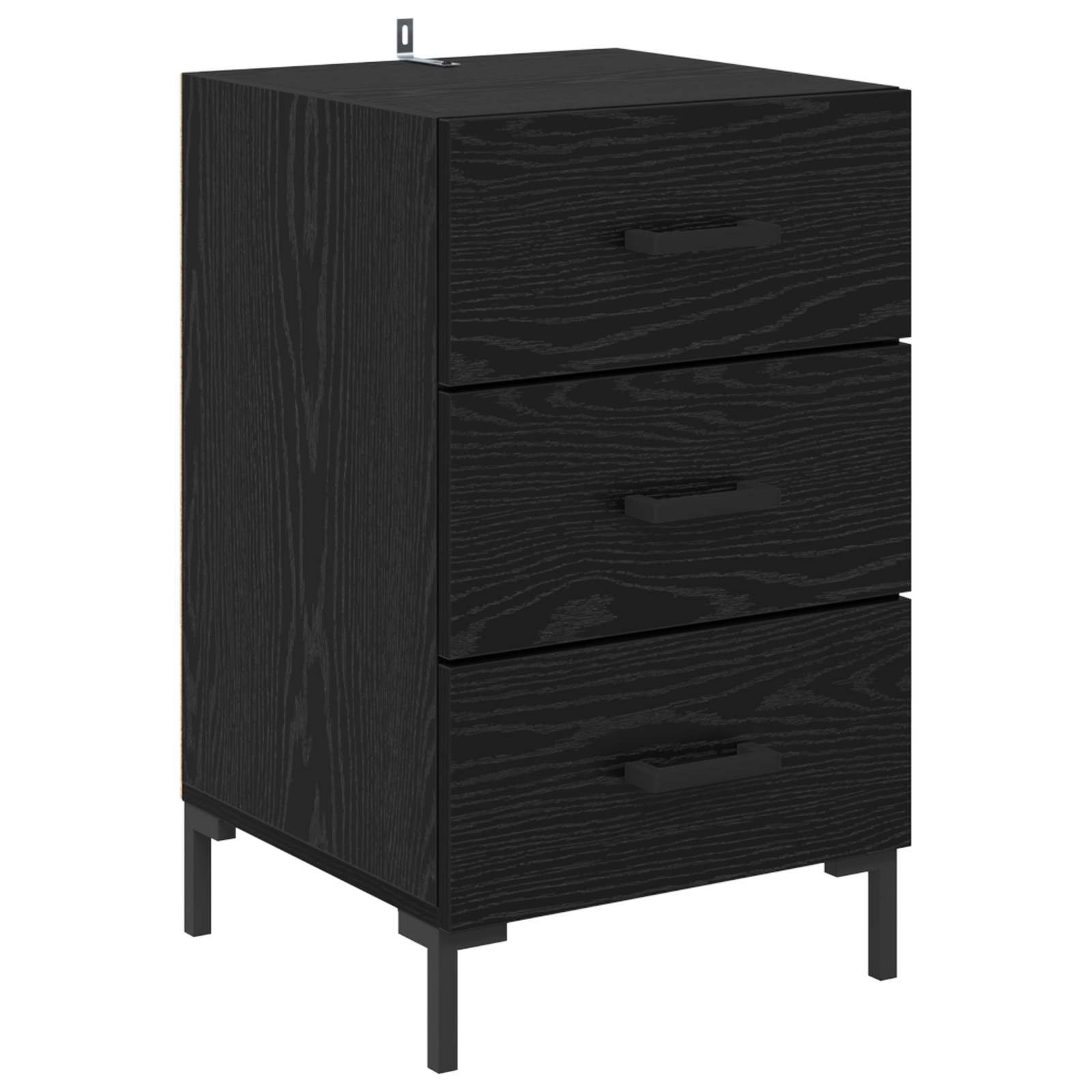 Noćni ormar Crni hrast 40 x 40 x 66 cm Konstruirano drvo