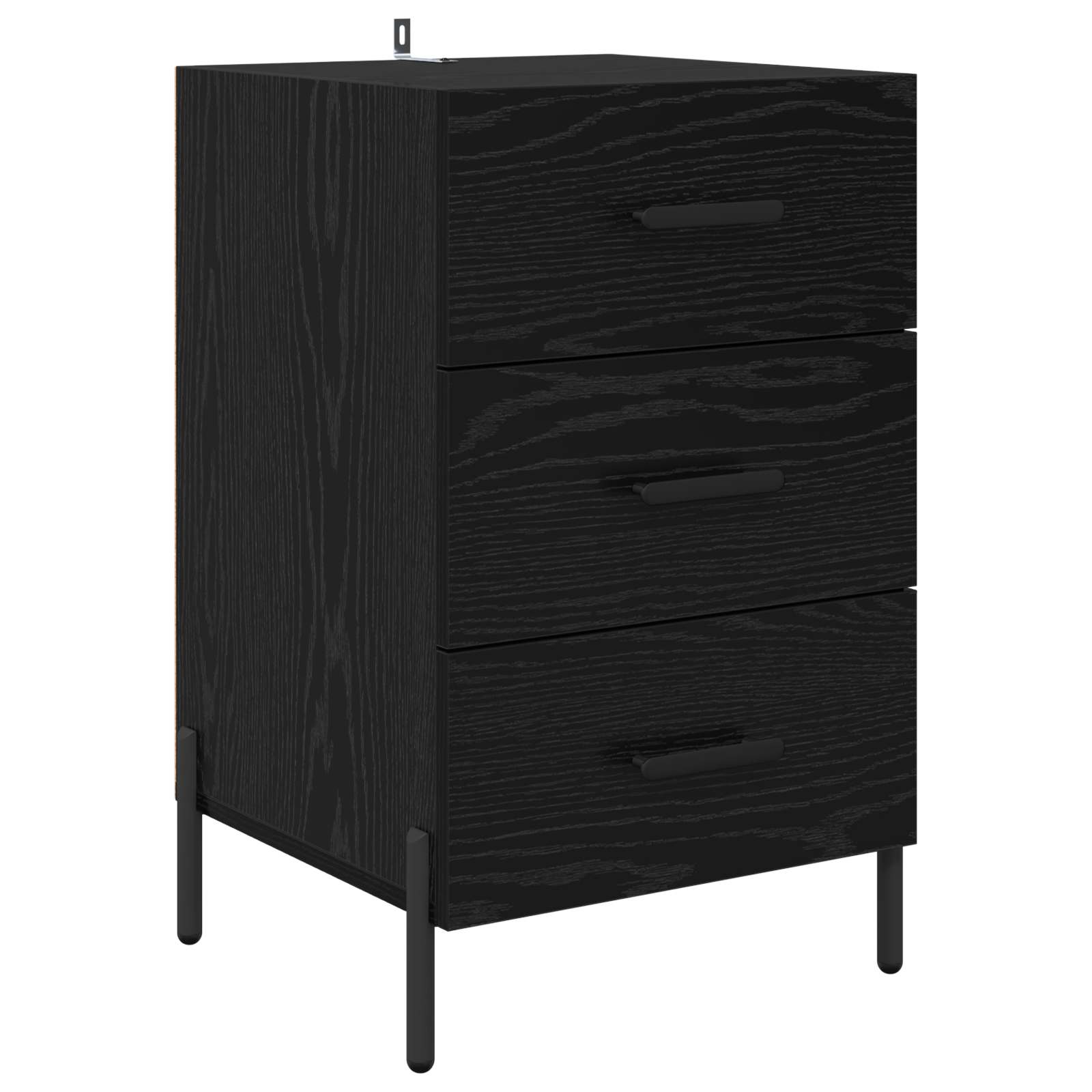 Noćni ormar Crni hrast 40 x 40 x 66 cm Konstruirano drvo