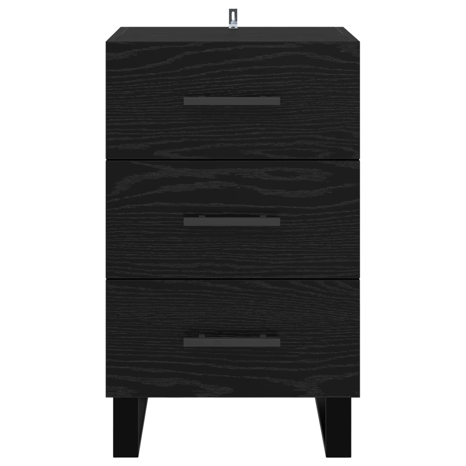Noćni ormar Crni hrast 40 x 40 x 66 cm Konstruirano drvo