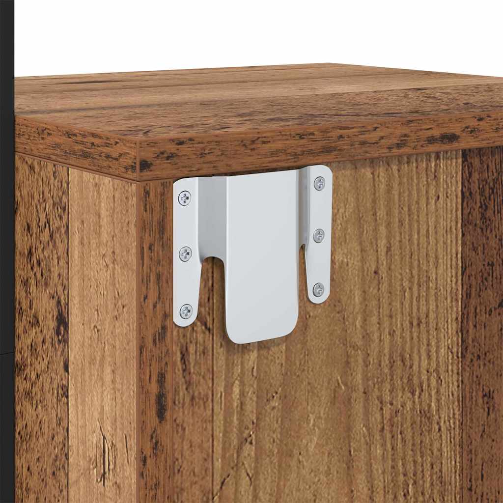Noćni ormar Staro drvo 35 x 30 x 51 cm Konstruirano drvo